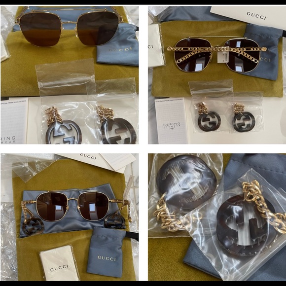 GUCCI GOLD CHAIN- LINK FROM THE CHARM COLLECTION, WITH DETACHABLE CHARMS - Picture 12 of 16